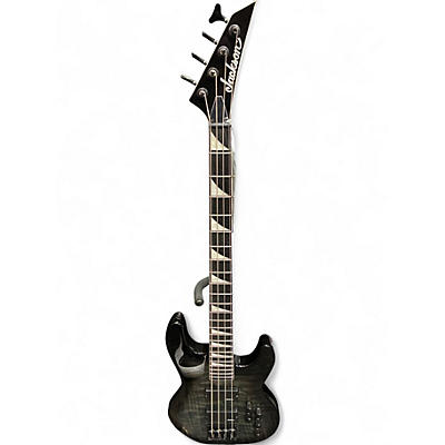 Used Jackson JS3Q Concert Transparent Black Burst Electric Bass Guitar