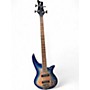 Used Jackson JS3Q Spectra Bass Amber Blue Burst Electric Bass Guitar Amber Blue Burst
