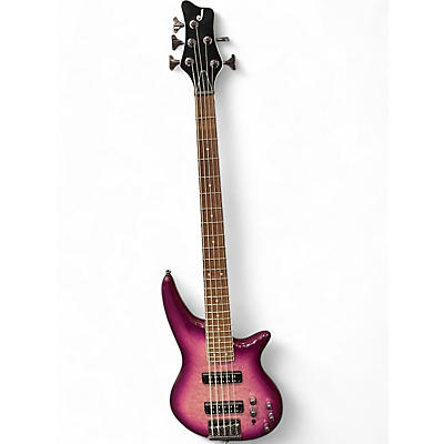 Jackson Used Jackson JS3QV PURPLE PHAZE Electric Bass Guitar