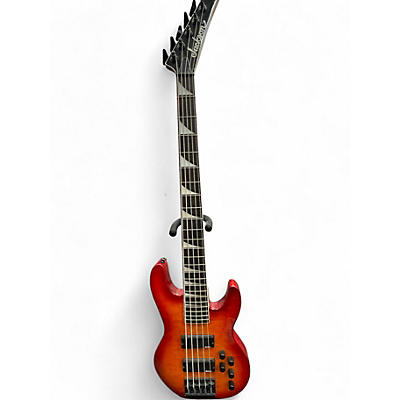 Used Jackson JS3V Concert 5 String 2 Color Sunburst Electric Bass Guitar