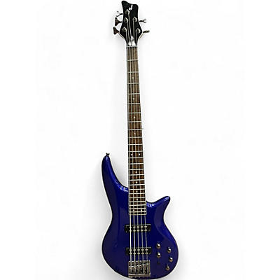 Jackson Used Jackson JS3V Concert 5 String Blue Electric Bass Guitar