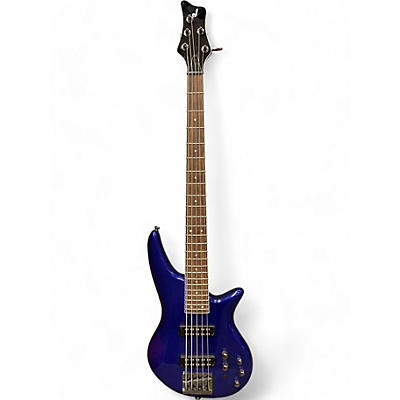 Used Jackson JS3V Concert 5 String INDIGO BLUE Electric Bass Guitar