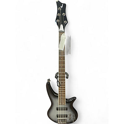 Used Jackson JS3V Concert 5 String SILVER BURST Electric Bass Guitar