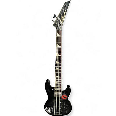 Used Jackson JS3V Concert 5 String Trans Black Electric Bass Guitar