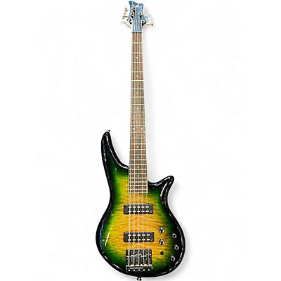 Used Jackson JS3VQM Alien Burst Electric Bass Guitar