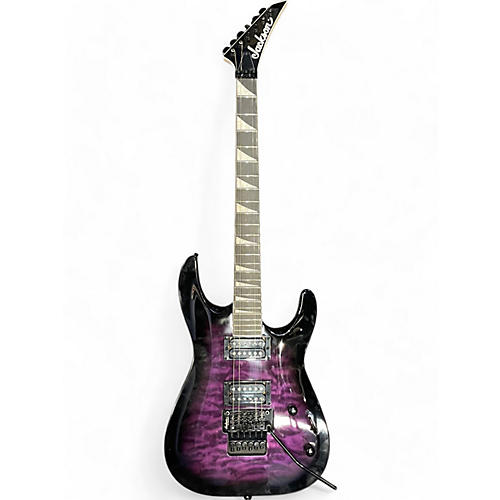 Jackson Used Jackson JSQ32 Trans Purple Solid Body Electric Guitar Trans Purple