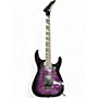 Used Jackson Used Jackson JSQ32 Trans Purple Solid Body Electric Guitar Trans Purple