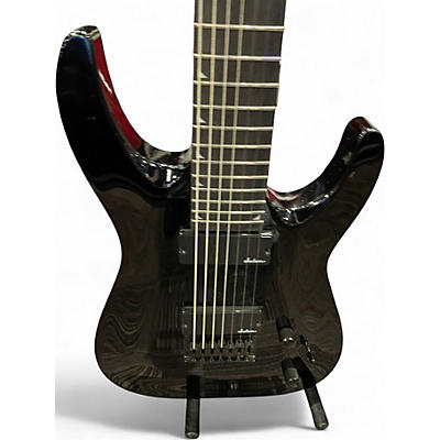 Used Jackson Jackson Dinky Arch Top JS22-7 Black Solid Body Electric Guitar