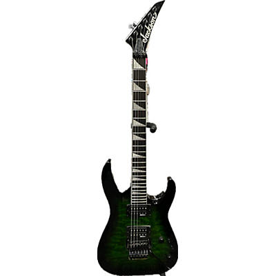 Jackson Used  Jackson Js32Q Dinky Green Burst