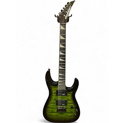 Used Jackson Js32q Green Solid Body Electric Guitar