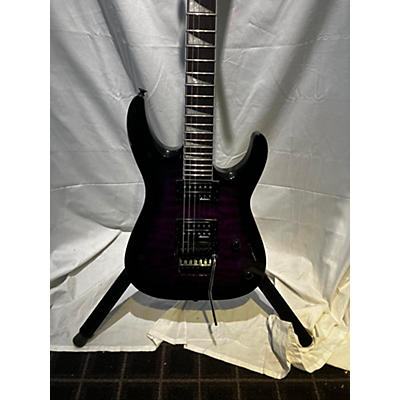 Jackson Used Jackson Js32q Trans Purple Burst Solid Body Electric Guitar