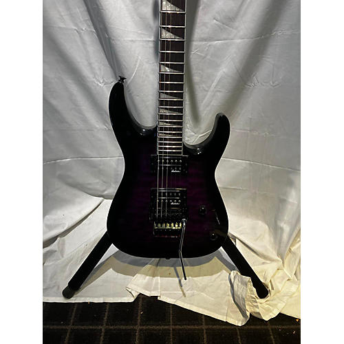 Jackson Used Jackson Js32q Trans Purple Burst Solid Body Electric Guitar trans purple burst