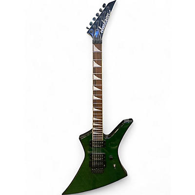 Used Jackson KE3 TRANS GREEN Trans Green Solid Body Electric Guitar