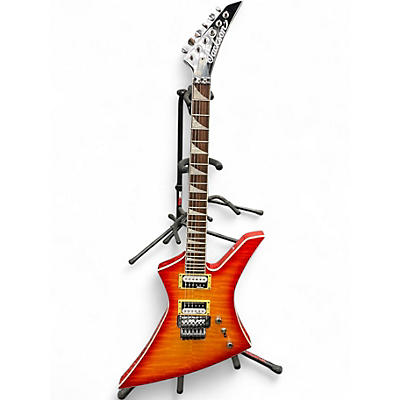Used Jackson KELLY KEXQ Cherry Sunburst Solid Body Electric Guitar