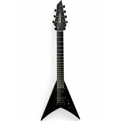 Used Jackson KING V JS22 7 Black Solid Body Electric Guitar