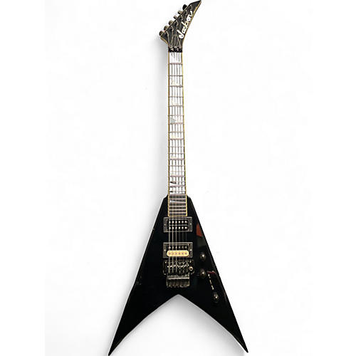 Used Jackson KV2T USA King V Black Solid Body Electric Guitar Black