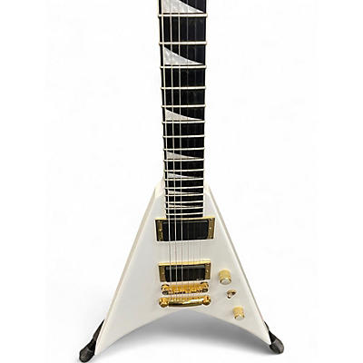 Used Jackson KVTMG PRO KING V SNOW WHITE SNOW WHITE Solid Body Electric Guitar