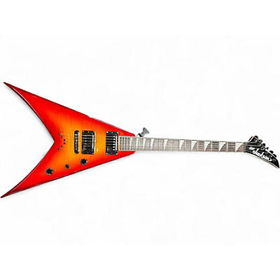 Used Jackson KVXT King V Cherry Sunburst Solid Body Electric Guitar