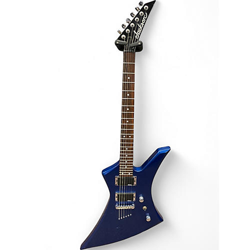Used Jackson Kelly Blue Solid Body Electric Guitar Blue