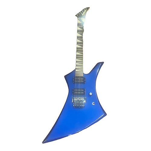 Jackson Used Jackson Kelly KE3 Blue Metallic Solid Body Electric Guitar Blue Metallic