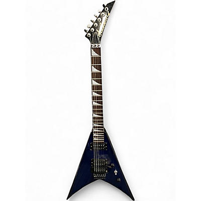 Used Jackson King V Blue Solid Body Electric Guitar