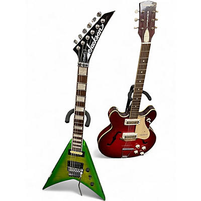 Used Jackson King V Scott Ian Green Solid Body Electric Guitar