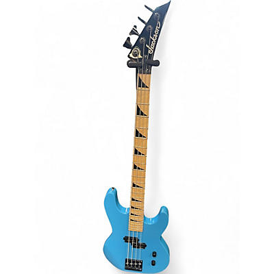 Used Jackson Limited-Edition JS Series JS1M Concert Bass Infinity Blue Electric Bass Guitar