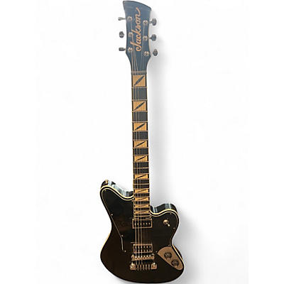 Used Jackson Lm-87 Satin Black Solid Body Electric Guitar