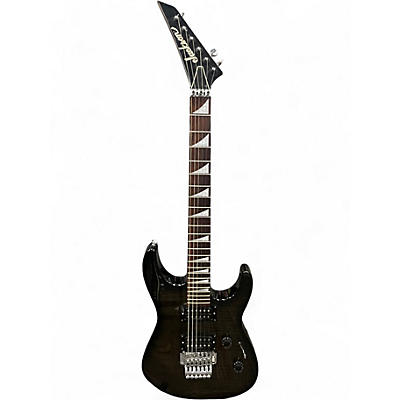 Used Jackson MIJ DX10D Trans Black Solid Body Electric Guitar