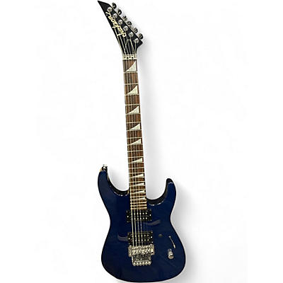 Used Jackson MIJ Dinky Trans Blue Solid Body Electric Guitar