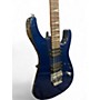 Used Jackson MIJ Dinky Trans Blue Solid Body Electric Guitar Trans Blue