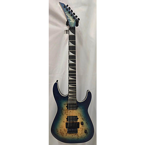 Jackson Used Jackson MJ Series Dinky DKRP Trans Blue Solid Body Electric Guitar Trans Blue