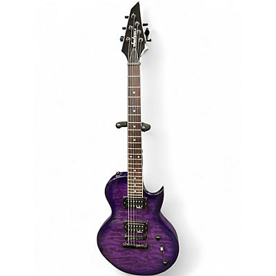 Used Jackson Monarkh JS22Q Transparent Purple Burst Solid Body Electric Guitar