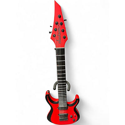 Used Jackson PRO PLUS MDK7 P   BLACK AND RED Solid Body Electric Guitar