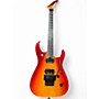 Used Jackson PRO PLUS SERIES DINKY DKAQ FIRE STORM Solid Body Electric Guitar FIRE STORM