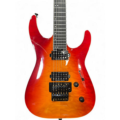 Used Jackson PRO PLUS SERIES DINKY DKAQ FIRESTORM Solid Body Electric Guitar FIRESTORM