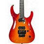 Used Jackson PRO PLUS SERIES DINKY DKAQ FIRESTORM Solid Body Electric Guitar FIRESTORM