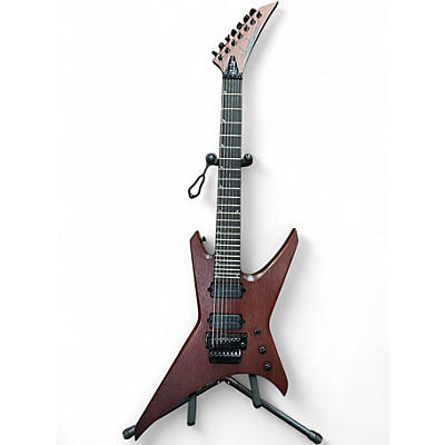 Used Jackson PRO SERIES DAVE DAVIDSON WARRIOR WR7 MAH Mahogany Solid Body Electric Guitar
