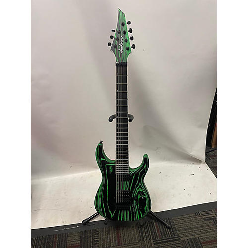 Jackson Used Jackson PRO SERIES DINKY DK MODERN FR7 ASH BAKED GREEN Solid Body Electric Guitar BAKED GREEN