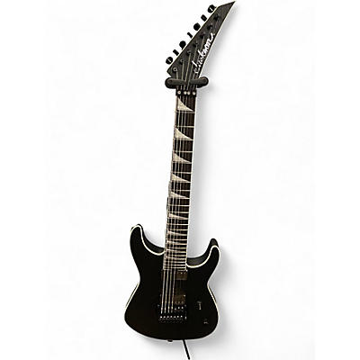Used Jackson PRO SERIES JEFF LOOMIS SOLOIST SL7 Black Solid Body Electric Guitar