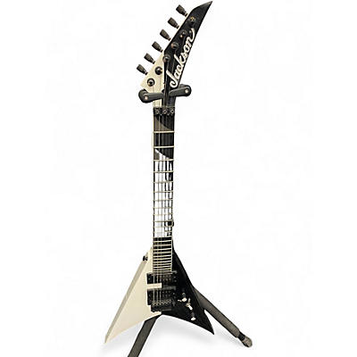 Used Jackson PRO SERIES KING V TWO FACE BLACK AND WHITE Solid Body Electric Guitar