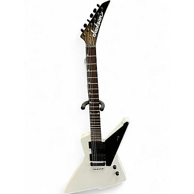 Used Jackson PRO SERIES PHIL DEMMEL WHITE AND BACK Solid Body Electric Guitar