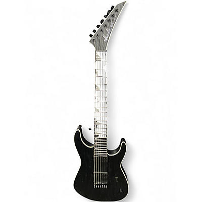 Used Jackson PRO SERIES SIGNATURE JEFF LOOMIS SOLOIST LS7 HT Satin Black Solid Body Electric Guitar