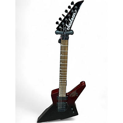 Used Jackson PRO SERIES SIGNATURE PHIL DEMMEL DEMMELITION FURY Red Solid Body Electric Guitar