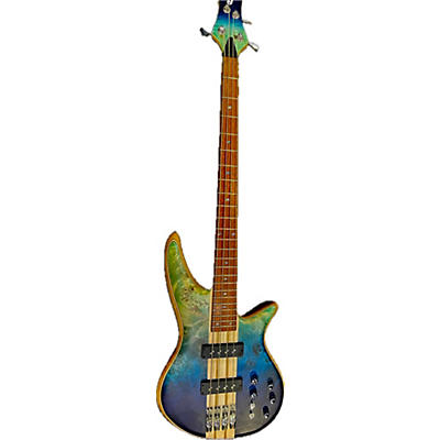 Jackson Used Jackson PRO SERIES SPECTRA CARRIBEAN BLUE Electric Bass Guitar