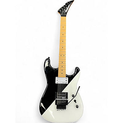 Used Jackson Pro Origins 1985 San Dimas SD1 Limited-Edition TWO FACE Black and White Solid Body Electric Guitar