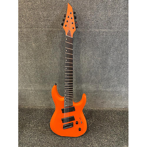 Jackson Used Jackson Pro Plus Dk Ht7 Satin Orange Solid Body Electric Guitar satin orange