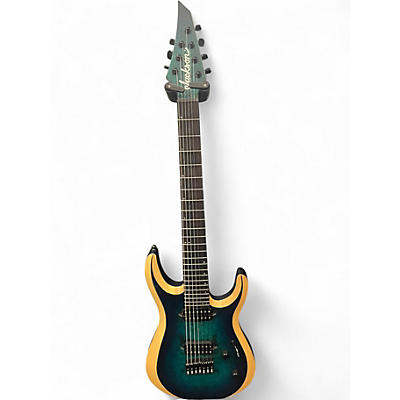 Used Jackson Pro Plus Series DK MDK7P HT 7-String Chlorine Burst Solid Body Electric Guitar