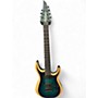 Used Jackson Pro Plus Series DK MDK7P HT 7-String Chlorine Burst Solid Body Electric Guitar Chlorine Burst
