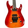 Used Jackson Pro Plus Series Dinky DKAQ FIRESTORM Solid Body Electric Guitar FIRESTORM
